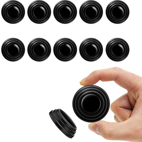 10 Stück Auto Stoßdämpfer Dichtungen,Stoßdämpfer Und Schalldämpfer Autotür Dämpfer Dichtung Universal Auto Stoßstange Tür Kantenschutz Schwarz Autotürschutzaufkleber