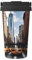 FRESQA Tragbarer Thermobecher New York, vielseitiger Reise-Kaffeetasse für Pendler und den täglichen Gebrauch