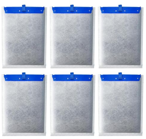 Qiebenav Langlebiger Wasserfilter, 6-teilige Filterkartusche für effektive Zeolith-Filtration im Reptofilter-Großfilter-Aquarium-Wasserreiniger 6pcs