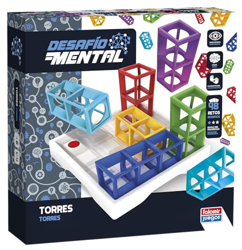 Falomir - Towers der geistigen Herausforderung | Logik und Geschicklichkeit in 3D | Innovatives Spiel für 1 Spieler (Alter 6+)