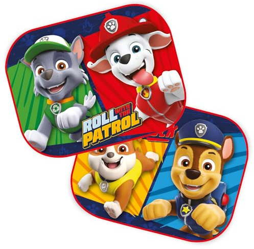 PAW Patrol Boys Power Auto Sonnenschutz, Schattenspender, 2 Stück