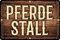 30 x 20 cm – Wetterfestes Pferdeschild, Westernschild, USA Retro Schild – Pferdstall