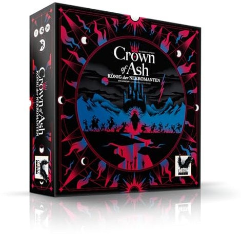Corax Games | Crown of Ash - König der Nekromanten | Kennerspiel für 1-4 Spieler ab 14 Jahren | Deutsch