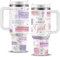 Christian Gifts for Women God Tumbler 40oz Pink Child of God Gifts Coffee Travel Cup - Inspirational Religious Birthday Catholic Spiritual Gift for Sister Friends, Baptism Confirmation Gift for Girls