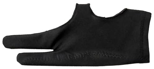 Ruhnjyg Künstler-Handschuh, Künstler-Zeichenhandschuh mit Zwei Fingern – Zeichentablett-Handschuh, Zwei Finger, Glatte Elastizität für Stift, Bleistift, Skizzieren, Malen, Rechts- oder Linkshänder