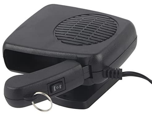12V 200W Voiture Portable 2 en 1 Chauffage en Céramique Chauffage Ventilateur Dégivreur Désembuage Universel