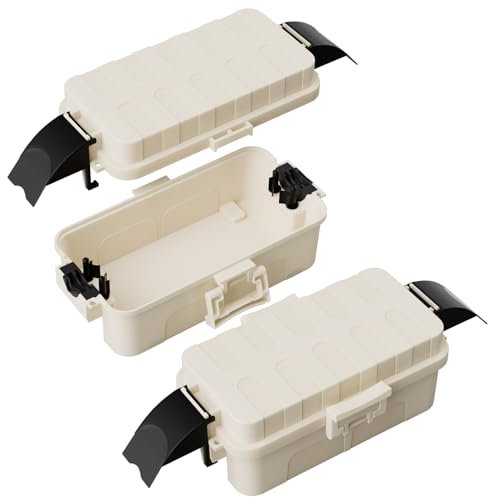 RESTMO - Paquete de 2 cajas eléctricas impermeables para exteriores con cubiertas desmontables, cubierta de extensión impermeable IP55 para enchufe, enchufe, decoración de Halloween o Navidad, caja de