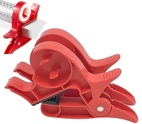 Lot de 2 outils de découpe de papier cadeau de table - Avec dévidoir de ruban adhésif intégré - Pour Noël, Nouvel An