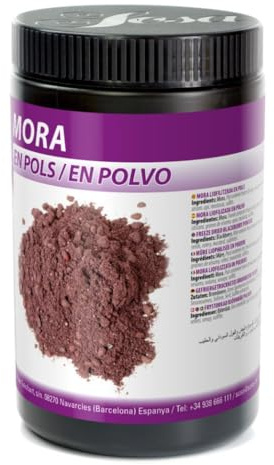 SOSA Mora liofilizada en polvo - Colorante y potenciador de sabor - Bote 650grs - Uso alimentario
