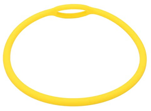 Yuecoom Scuba Highland Silikon regler Halskette, Silikon regler Halskette, Tauch regler Halskette, Tauch zubehör Gelb (62 cm)