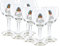 Generisch 6x Leffe Glas 19 cl BALLON Arcor oc geeicht 0,15 l | Bierglas für Zuahuse & Gastro