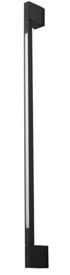 Lindby LED Wandleuchte außen Neano (spritzwassergeschützt (Modern) in Schwarz aus Aluminium (1 flammig,) - Außenwandleuchten Wandlampe Led Außenlampe Outdoor für Außenwand/Hauswand