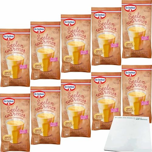 usy Bundle für Dr. Oetker Seelenwärmer Vanille 10er Pack (10x58g Beutel) + usy Block