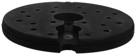 KONTONTY Runder Tischlampensockel aus Robustem Kunststoff Gewichtsbasis für Stehlampe Kompatibel mit Verschiedenen Lampenstilen für Schlafzimmer und Büro Langlebig