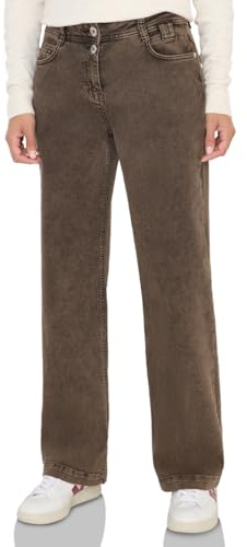 Cecil Wide Leg Jeans Chocolate Mousse 29