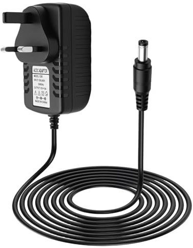 12V 3A Power Adapter AC 100-240V to DC Power Supply 5.5 x 2.5mm | UK Plug for LED Strip Lights CCTV Cameras ADSL Modems Routers 5.5mm x 2.1mm Jack Wall Charger for Home and Office Use