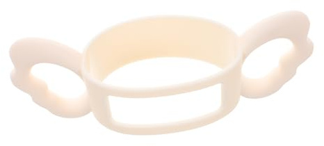 Universeller Babyflaschen für Silikongriff für Säuglinge | Weiß, Ergonomisches Design, Passt für Milchflaschen, Niedliche Form, für Neugeborene