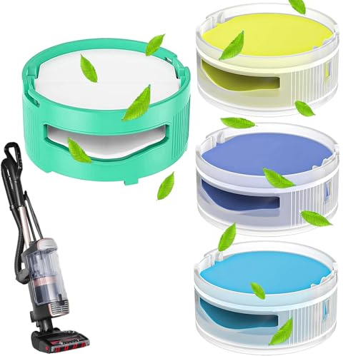 Anti Odour Cartridge for Shark, 4PCS Air Freshener Refill Scent Cartridge for Shark Vacuum Cleaner IZ400UKT/IZ420UKT/NZ860UKT/AZ913UKT/HZ3000UKT, Long-Lasting Hoover Scent Pods, Mixed Scents