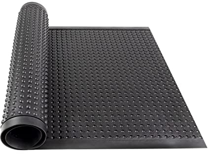 etm Arbeitsplatzmatte Bubble Mats 60 x 90 cm - wetterfeste Antiermüdungsmatte mit Bubble Struktur - rutschhemmend speziell für Nassarbeitsplätze…