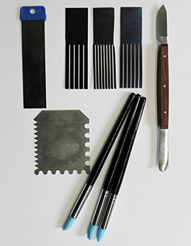FineArt Encaustic Strukturwerkzeuge Set, 9 Stück