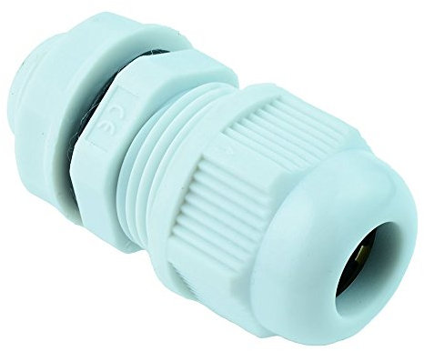 6-10mm Grey Cable Gland M16 IP68 Waterproof Adjustable Stuffing Gland (Quantity 5)