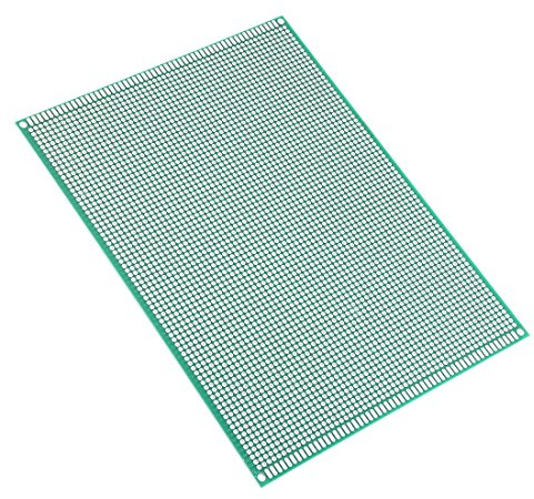 Sourcingmap doppelseitige Leiterplatte, 15 x 20 cm, universelle Leiterplatte, Proto-Platine für Heimwerker, Löten, elektronische Projekte, Praxis, Testschaltung, 1 Stück