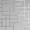 Fine Decor FD42491 Platinum Square Geo Silver, Silber