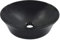 vidaXL Lavabo Lave-Mains Vasque à Poser Monter Salle de Bain Intérieur Salle d'eau Cabine de Toilette Maison 41x12,5 cm Céramique Noir
