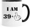 Acen Merchandise Mug Anniversaire 40 Ans Rigolo drôle | Tasse Cadeau Anniversaire 40 Ans Homme Femme Humour Original | Cadeau de 40e anniversaire pour femme | fabuleuse tasse avec dicton amusant