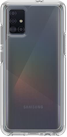 OtterBox Symmetry Clear Hülle für Samsung Galaxy A51, stoßfest, sturzsicher, schützende dünne Hülle, 3X getestet nach Militärstandard, Transparent