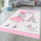 TT Home Kinderteppich Teppich Kinderzimmer Junge Mädchen Spielteppich Baby Modern, Farbe:Pink 5, Größe:140x200 cm