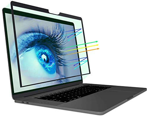 PYS Protector de pantalla para MacBook Air de 13 pulgadas, antiluz azul y antirreflejos, protector de pantalla para MacBook Air (2018~2020) y MacBook Pro (2016~2020), fácil de instalar, alivia la