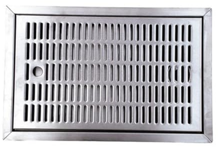 ich-zapfe.de Tropfschale für Bars 480x313x27, Hochwertiges Edelstahl Tropfblech für Zapfanlagen und Theken, Perfekte Tropfschale zum Einlassen für Bierkühler und Bierzapfanlagen, Bar Drip Tray Premium