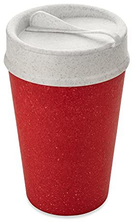 koziol ISO TO GO doppelwandiger Becher mit Deckel 400ml, TO GO Becher, ohne Bambus