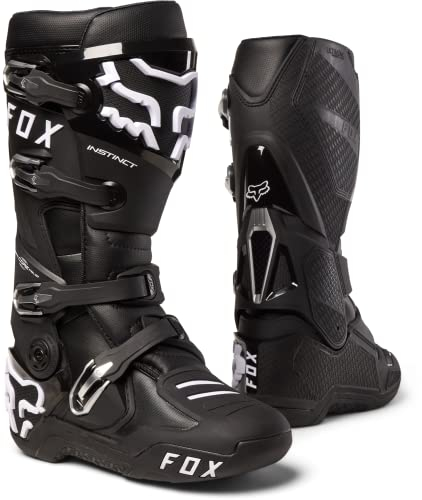 Fox Racing Unisex-Adult Instinct Motocross Boots, Black, 9.5
