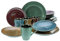 CreaTable, 23858, Serie Marrakesch, 16-teiliges Geschirrset, Kombiservice aus Steinzeug, spülmaschinen- und mikrowellengeeignet, Qualitätsproduktion
