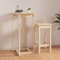 WIFESE 60 x 60 x 110 cm, mesa de bar, mesa alta de cocina, mesa de bar, mesa de bar, mesa de bar, mesa de cocina, pequeña mesa de comedor industrial, mesa de bar, mesa de exterior, mesa de madera