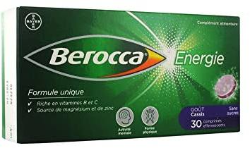 Berocca Énergie Goût Cassis 30 Comprimés Effervescents