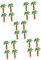 GANAZONO 20 STK Strandtuchhalter Sichere Clips Für Strandkörbe Clip Zum Trocknen Von Kleidung Halter Für Poolsessel Grafik-anzeigeclip Windfeste Clips Modellieren Plastik Rack-Clip Baby