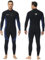 Owntop Herren Neoprenanzug 3/2mm - Vorderer Reißverschluss Voll Tauchanzüge, Stretch Pro Neopren-Nassanzug Thermische Volle Länge Tauchhaut zum Surfen Schnorcheln, Herren Blau XXL