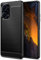 Qiinogow Coque pour Xiaomi Poco F5, Étui Mince et Antichoc, Housse Souple en Fibre de Carbone TPU (Noir)