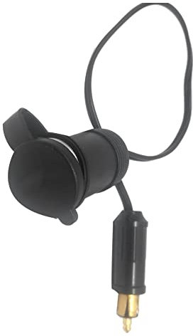 1 Stück A Abschleppfeuerzeug Europäisches Autoladegerät Nehmen Sie die Kraft des Motherboard-Steckers Motorrad Schwarz Motorradbedarf