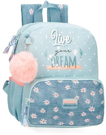 Movom Live Your Dreams Mochila de Paseo Verde 23x28x10 cms Poliéster by Joumma Bags