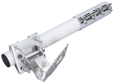 Amplificateur d'Antenne 20dB pour Télévision Numérique et Téléphone Portable Kit de Support sur Poteau avec Vis à Boulons en U pour Caméra de Sécurité et Meilleure Réception de Signal
