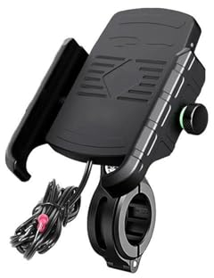 Motorcycle Phone Holder Bike For Moto Motorbike Smartphone Mount Wireless Charging Cradle Support Cellphone Stand Deelife Motorcycle Mobile Phone Holder Motorbike Phone Mount(Wireless Charger)