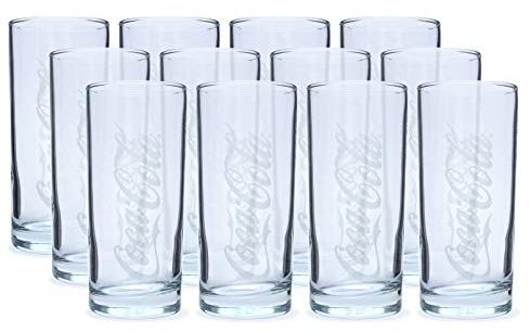 12 Longdrink Gläser 0,50l für COCA-COLA - mit Füllstrich 500ml