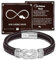 BOYATONG Männertag Geschenke, Ich Liebe Dich Geschenke für Männer Geburtstag, Herren Lederarmband Herrentagsgeschenke Mann, Jahrestag Geschenk für Ihn, Geschenk Ehemann Geburtstag