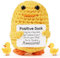 Vicloon Muñeco de Punto Creativo, Original y Divertido Punto Pato Amarillo Juguetes con Tarjeta Positiva, Hecho a Mano Muñeco de Humor y Motivación, Regalo para cumpleaños, Decoración de Fiestas.