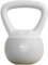 Kettlebell Weights Beginner Fitness Training Soft Kettle Bells, Women's Body Shaping Dumbbell, Frosted Handle, Gym Equipment(White-grey-4kg)