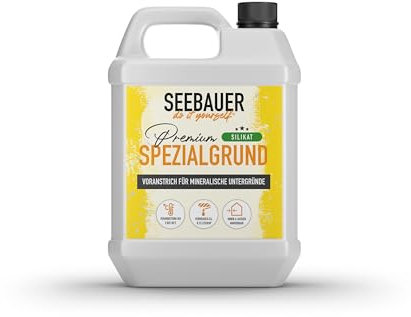 SEEBAUER diy Spezial-Silikatgrund 5L - Grundierung und Verdünnung für Silikatfarben im Innen- und Außenbereich